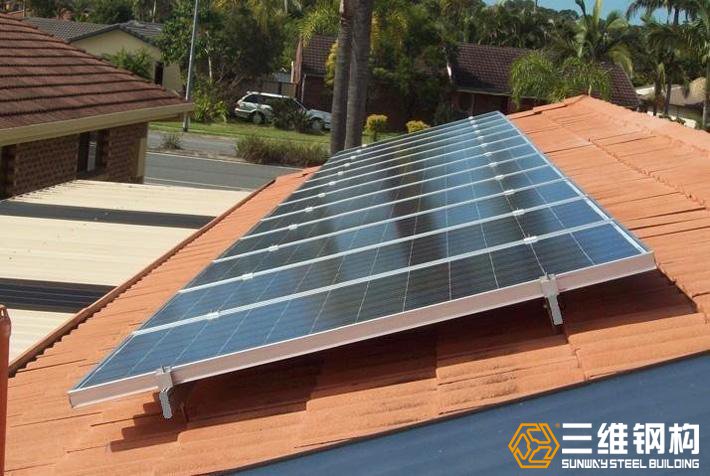 嵌入屋顶式太阳能支架系统设计