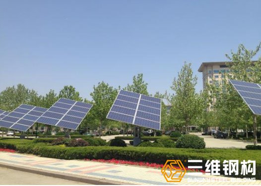 双轴跟踪式太阳能支架加工案例1