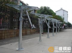 太阳能跟踪支架PK固定太阳能支架的收益